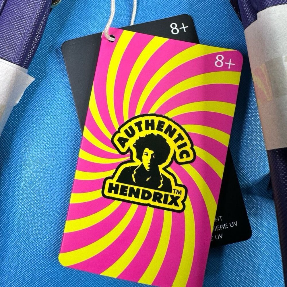 Loungefly Jimi Hendrix Psychedelic Landscape Zip Mini Backpack 9” x 10.5” x 4.5” - Picture 10 of 12